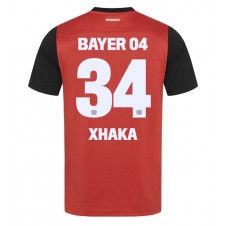 Bayer Leverkusen Granit Xhaka #34 Hemmatröja 2024-25 Korta ärmar